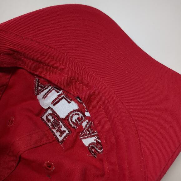 CBH All Gas No Brakes Slideback Baseball Cap Red One Size Embroidered Imperial - Picture 10 of 11